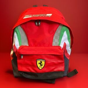 Scuderia Ferrari x Franco Cosimo Panini Red Racing Formula 1 Sport Backpack